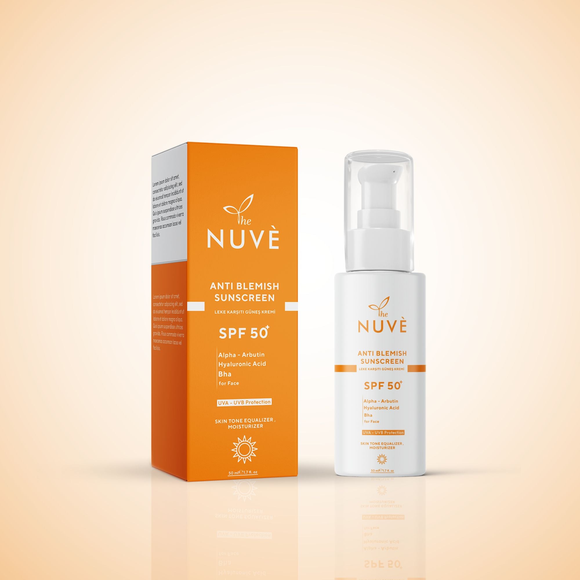 The Nuve Leke Karşıtı Güneş Kremi SPF 50 - The Nuve